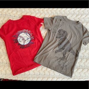 Boys Cat&Jack tee shirt 2 pack size medium